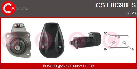 Casco CST10698ES - Стартер autozip.com.ua