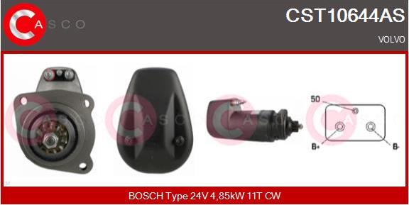 Casco CST10644AS - Стартер autozip.com.ua