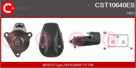 Casco CST10640ES - Стартер autozip.com.ua