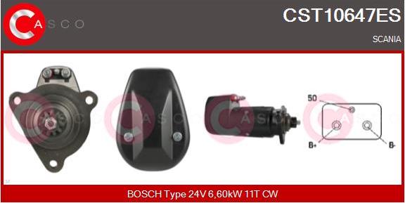 Casco CST10647ES - Стартер autozip.com.ua