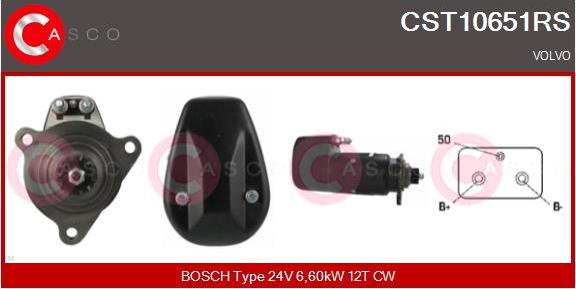Casco CST10651RS - Стартер autozip.com.ua
