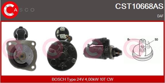 Casco CST10668AS - Стартер autozip.com.ua