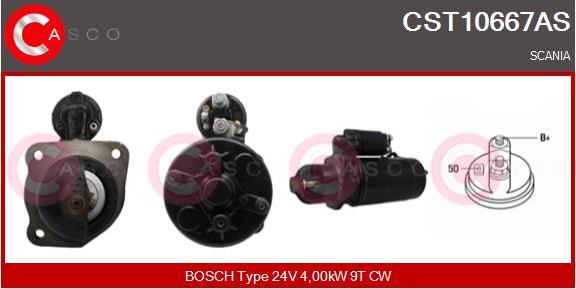 Casco CST10667AS - Стартер autozip.com.ua