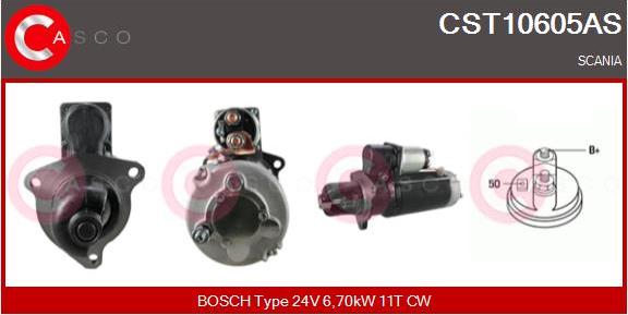 Casco CST10605AS - Стартер autozip.com.ua