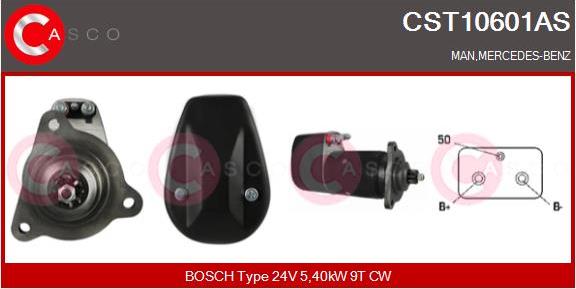 Casco CST10601AS - Стартер autozip.com.ua