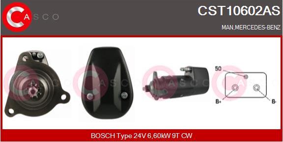 Casco CST10602AS - Стартер autozip.com.ua