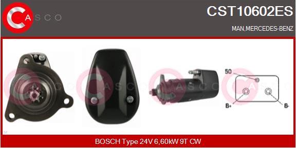 Casco CST10602ES - Стартер autozip.com.ua