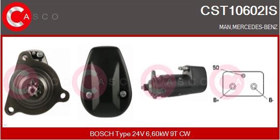 Casco CST10602IS - Стартер autozip.com.ua