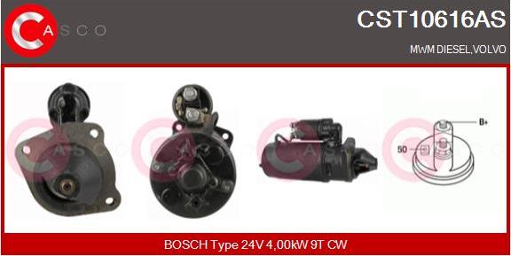 Casco CST10616AS - Стартер autozip.com.ua