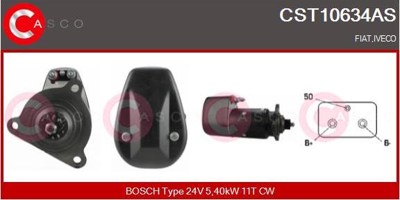 Casco CST10634AS - Стартер autozip.com.ua