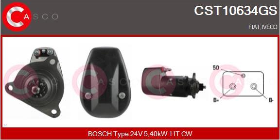 Casco CST10634GS - Стартер autozip.com.ua