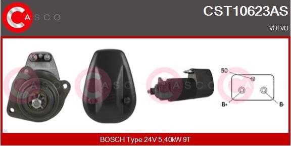 Casco CST10623AS - Стартер autozip.com.ua