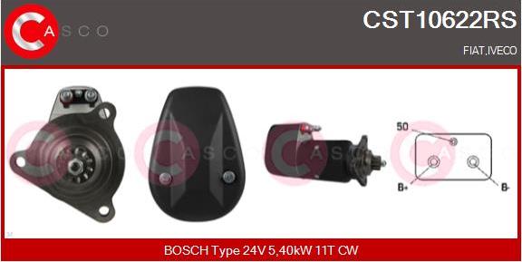 Casco CST10622RS - Стартер autozip.com.ua
