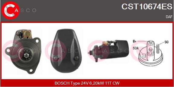 Casco CST10674ES - Стартер autozip.com.ua