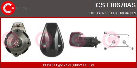 Casco CST10678AS - Стартер autozip.com.ua