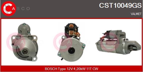 Casco CST10049GS - Стартер autozip.com.ua