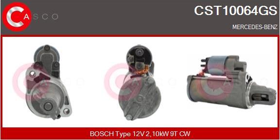 Casco CST10064GS - Стартер autozip.com.ua