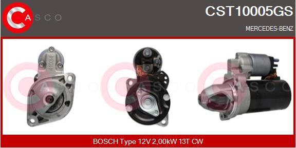 Casco CST10005GS - Стартер autozip.com.ua