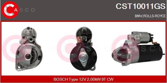 Casco CST10011GS - Стартер autozip.com.ua