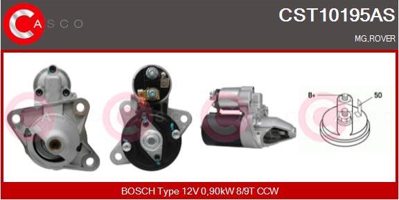 Casco CST10195AS - Стартер autozip.com.ua