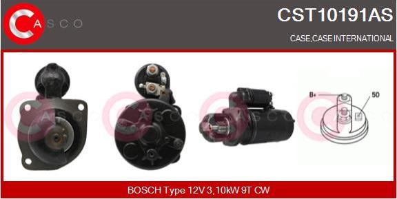 Casco CST10191AS - Стартер autozip.com.ua