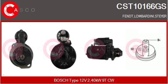 Casco CST10166GS - Стартер autozip.com.ua