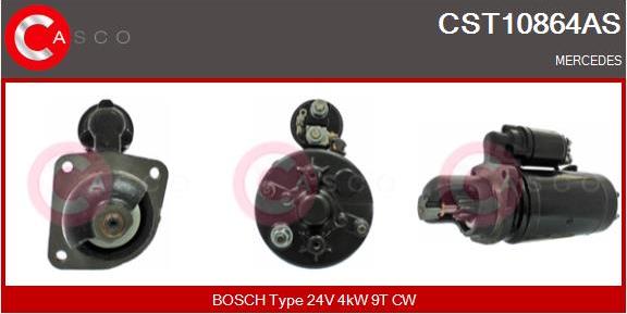 Casco CST10864AS - Стартер autozip.com.ua