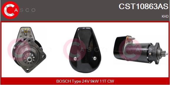 Casco CST10863AS - Стартер autozip.com.ua