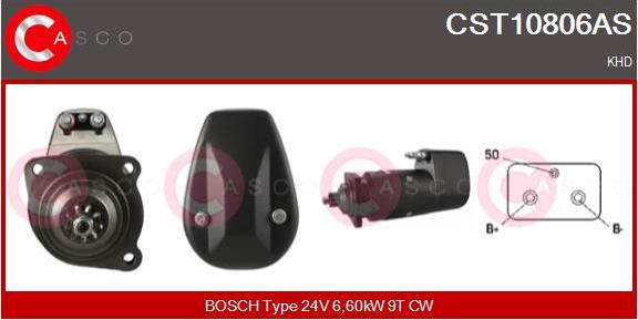 Casco CST10806AS - Стартер autozip.com.ua
