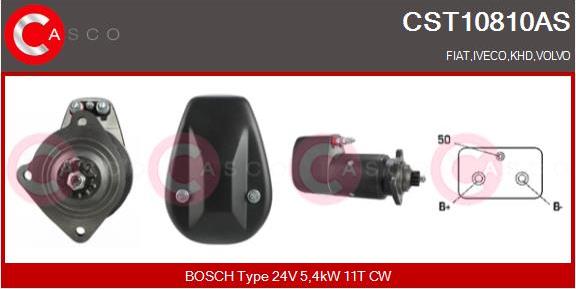 Casco CST10810AS - Стартер autozip.com.ua