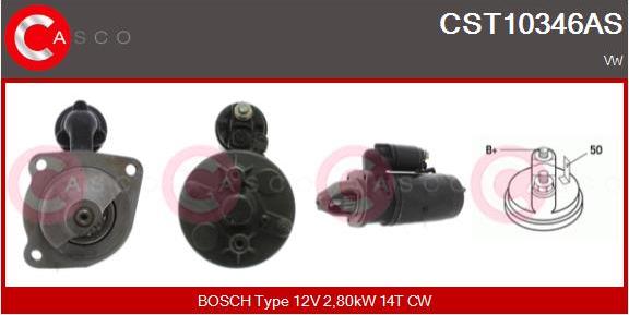 Casco CST10346AS - Стартер autozip.com.ua