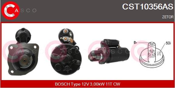 Casco CST10356AS - Стартер autozip.com.ua