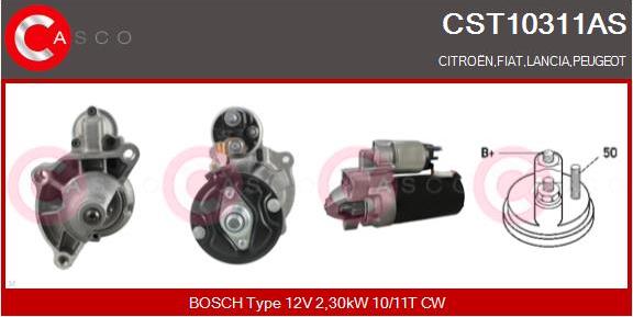 Casco CST10311AS - Стартер autozip.com.ua