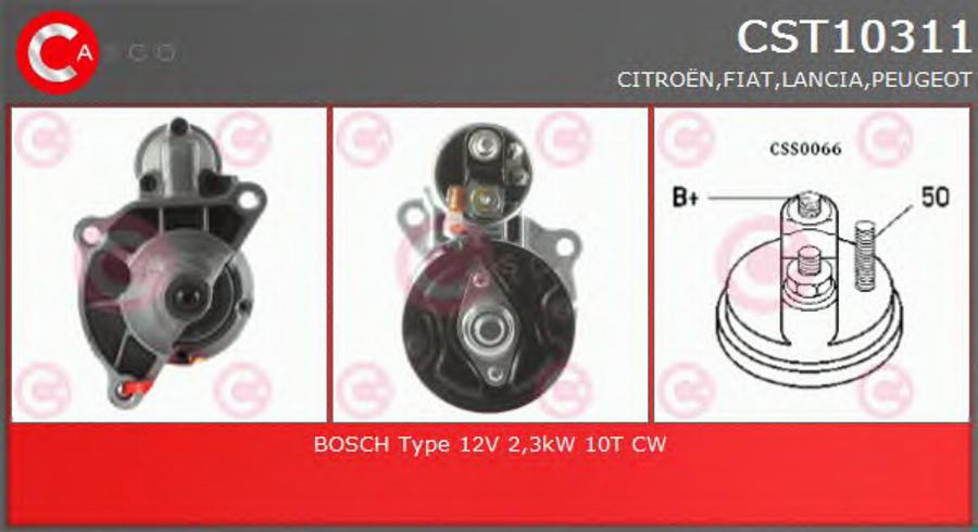 Casco CST10311 - Стартер autozip.com.ua