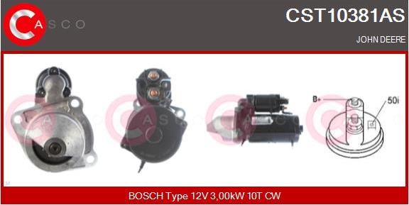 Casco CST10381AS - Стартер autozip.com.ua