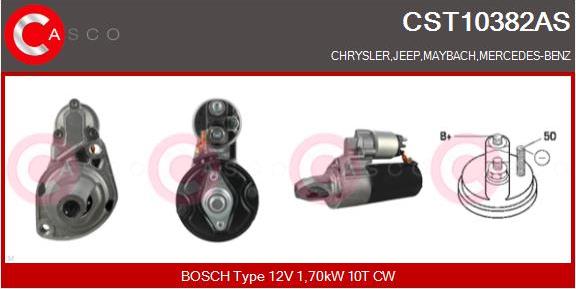 Casco CST10382AS - Стартер autozip.com.ua