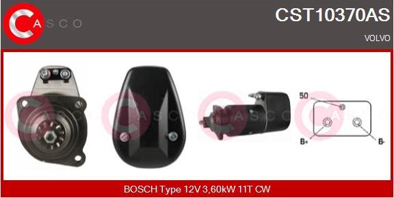 Casco CST10370AS - Стартер autozip.com.ua