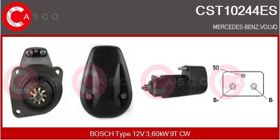 Casco CST10244ES - Стартер autozip.com.ua