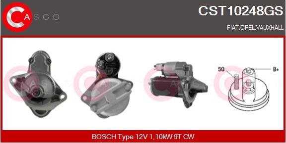 Casco CST10248GS - Стартер autozip.com.ua