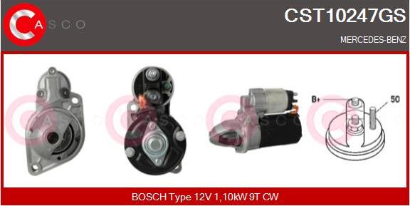 Casco CST10247GS - Стартер autozip.com.ua