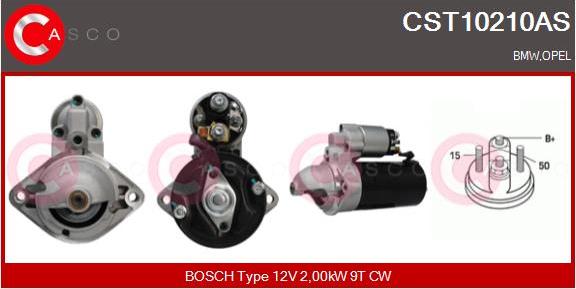 Casco CST10210AS - Стартер autozip.com.ua