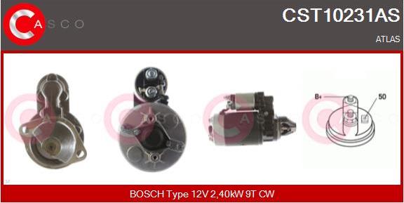 Casco CST10231AS - Стартер autozip.com.ua