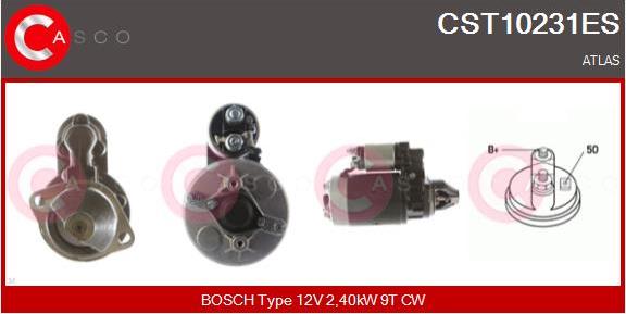 Casco CST10231ES - Стартер autozip.com.ua