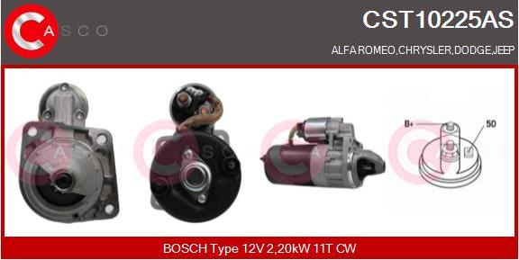 Casco CST10225AS - Стартер autozip.com.ua