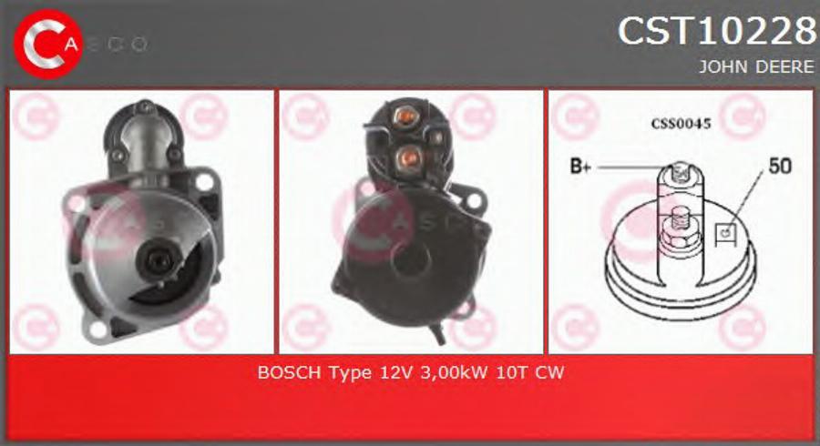 Casco CST10228 - Стартер autozip.com.ua
