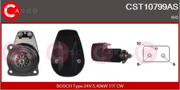 Casco CST10799AS - Стартер autozip.com.ua