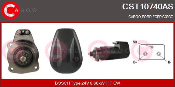 Casco CST10740AS - Стартер autozip.com.ua