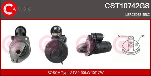 Casco CST10742GS - Стартер autozip.com.ua