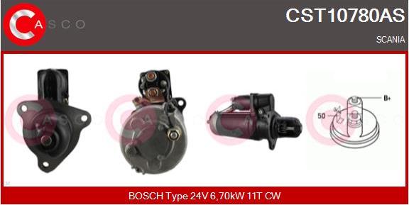 Casco CST10780AS - Стартер autozip.com.ua