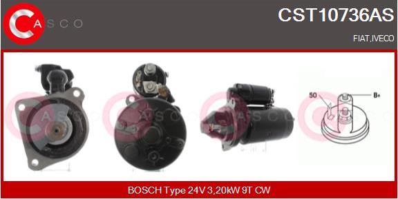 Casco CST10736AS - Стартер autozip.com.ua